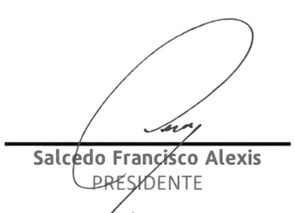 Firma del Presidente